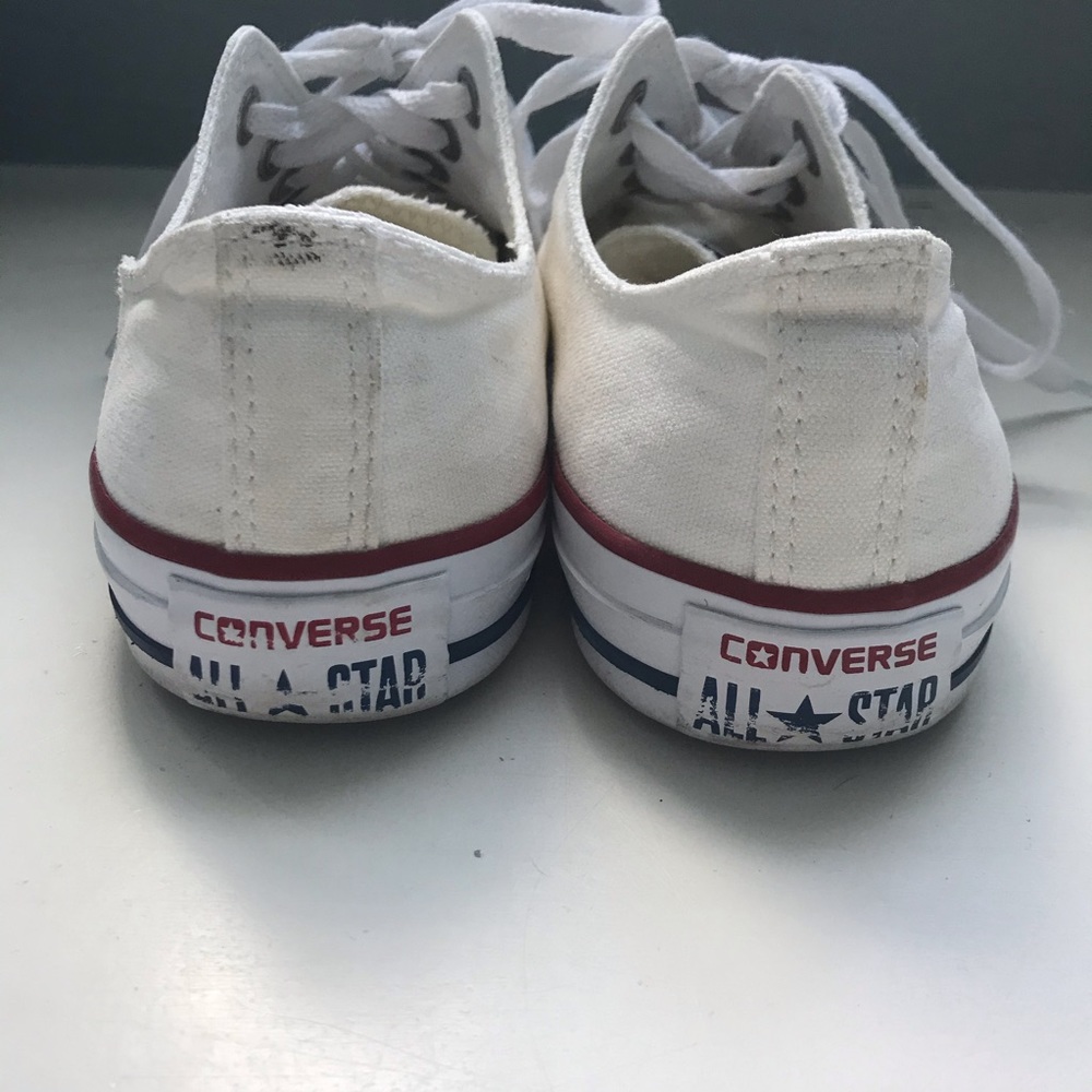 White Converse Used with Box - Picture 5 of 6